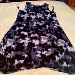 Anne Klein blue tie dye dress